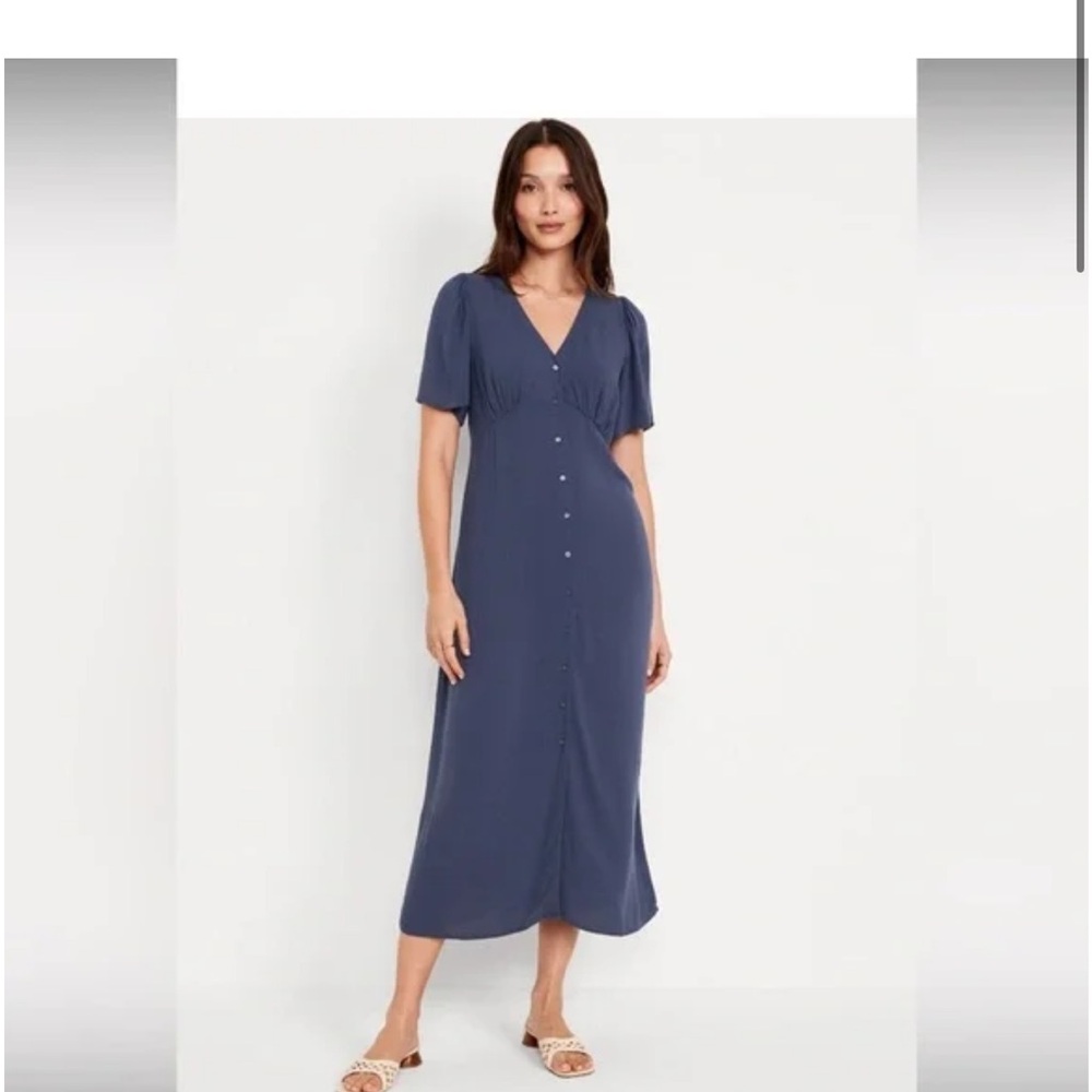Old Navy Blue Midi Dress